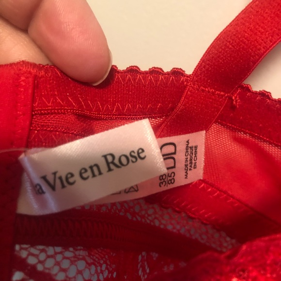 Red Lace Bra new with tags! - Picture 2 of 4